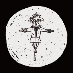 Scarecrow doodle N9