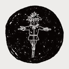 Scarecrow doodle N10