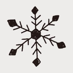 snowflakes doodle N5