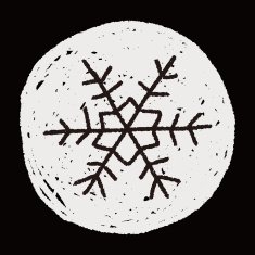 snowflakes doodle N10