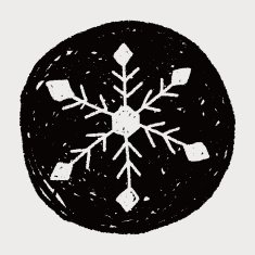snowflakes doodle N11
