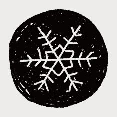 snowflakes doodle N12