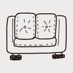 sofa doodle N19