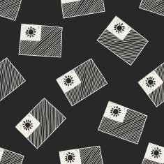 Taiwan flag doodle seamless pattern background N2