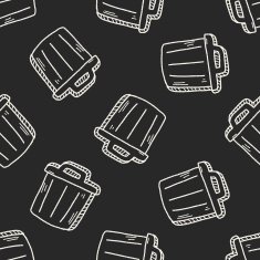 trash can doodle drawing N15