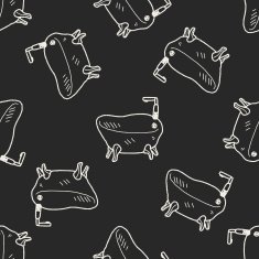 tube doodle seamless pattern background N2