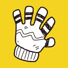 winter gloves doodle N22