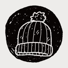 winter hat doodle N11