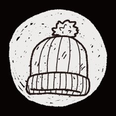 winter hat doodle N13