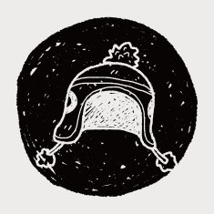 winter hat doodle N14