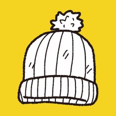 winter hat doodle N16
