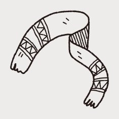 winter scarf doodle N15