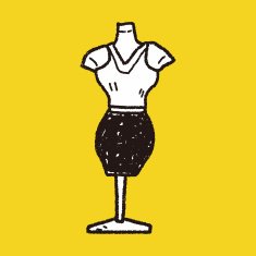 woman clothes doodle N10