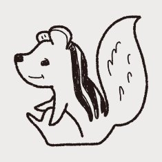 Squirrel doodle N11