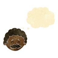 cartoon man with mustache thought bubble N6