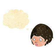 cartoon girl with concerned expression thought bubble N2