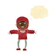 cartoon astronaut with thought bubble N3