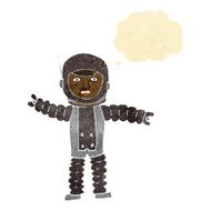 cartoon astronaut with thought bubble N5