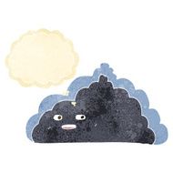 cartoon cloud with thought bubble N2