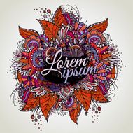 Decorative nature floral background