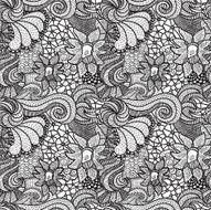 Hand drawn seamless pattern N12