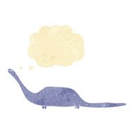 cartoon dinosaur with thought bubble