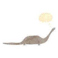 cartoon dinosaur with thought bubble N2