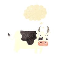 cartoon bull with thought bubble