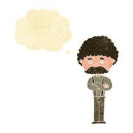 cartoon old man with thought bubble N3