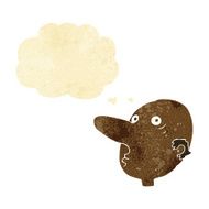 cartoon balding man with thought bubble N3
