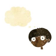 cartoon surprised boy with thought bubble N2