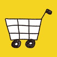 doodle Shopping cart N31