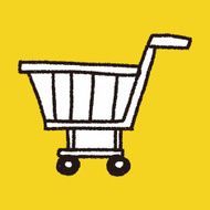 doodle Shopping cart N32