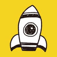 Doodle Spaceship N21