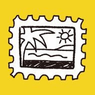 doodle stamp N14