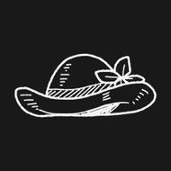 doodle Straw hat N15
