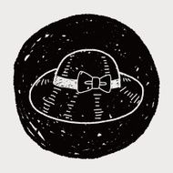 doodle Straw hat N16