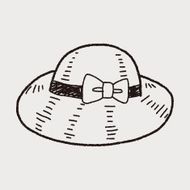 doodle Straw hat N18