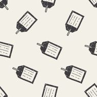 doodle tag seamless pattern background
