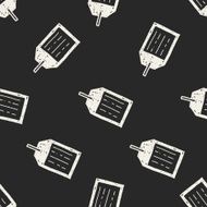 doodle tag seamless pattern background N2