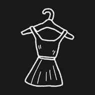 dress doodle drawing N9