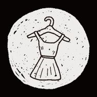 dress doodle drawing N10