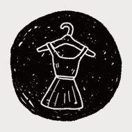 dress doodle drawing N11