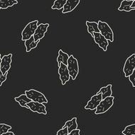 dumpling doodle seamless pattern background