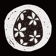 easter egg doodle N143