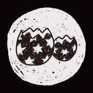 easter egg doodle N148