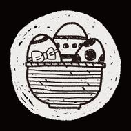 easter egg doodle N149