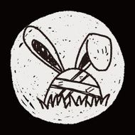 easter egg doodle N154