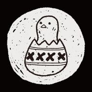 easter egg doodle N158