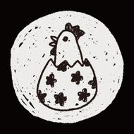easter egg doodle N160